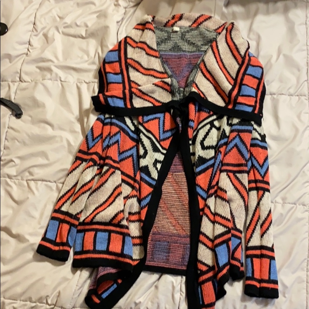 Aztec sweater cardigan
